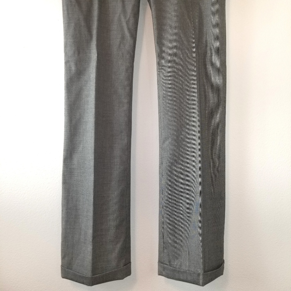 Gianni Bini Grey Dress Pants Slacks Cuffed Hems 4 - Picture 4 of 8